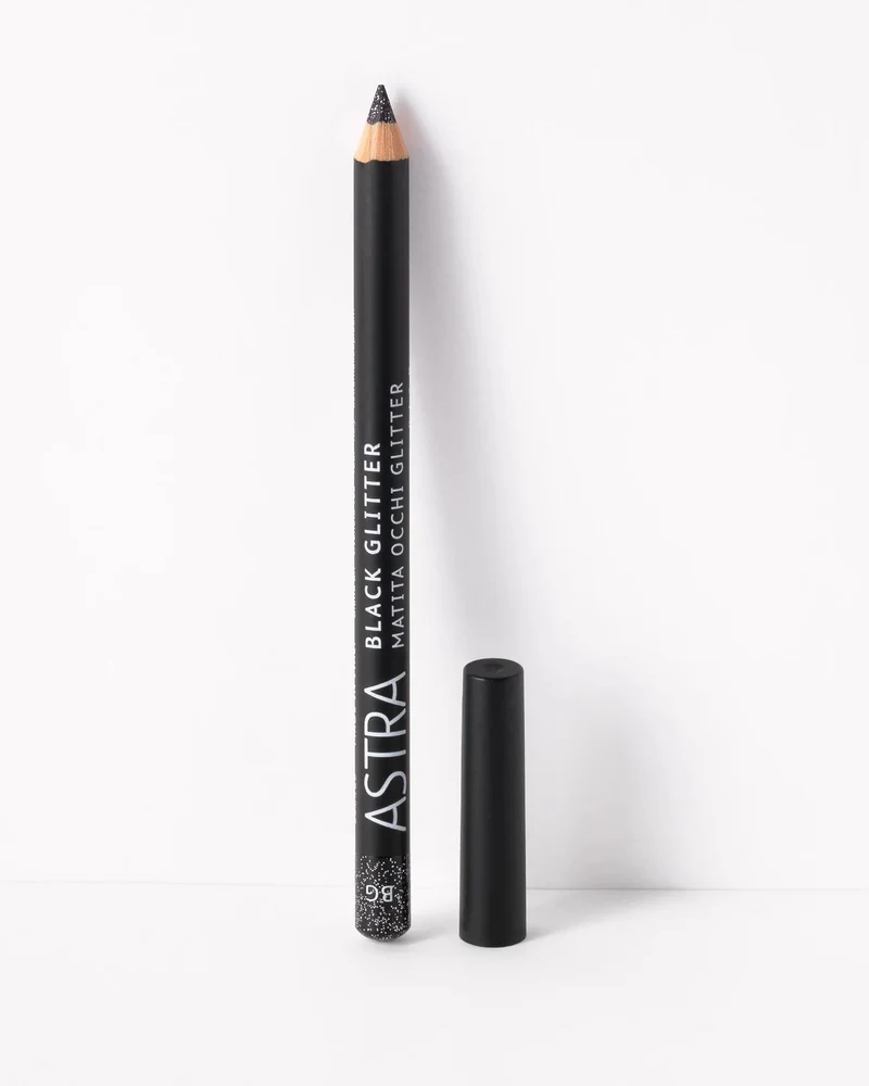 Astra Professional Eye Pencil - Black Glitter