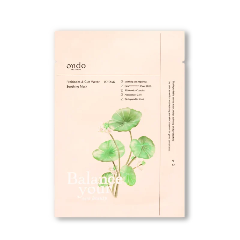 TO-DAK Probiotics & Cica Water Soothing Mask