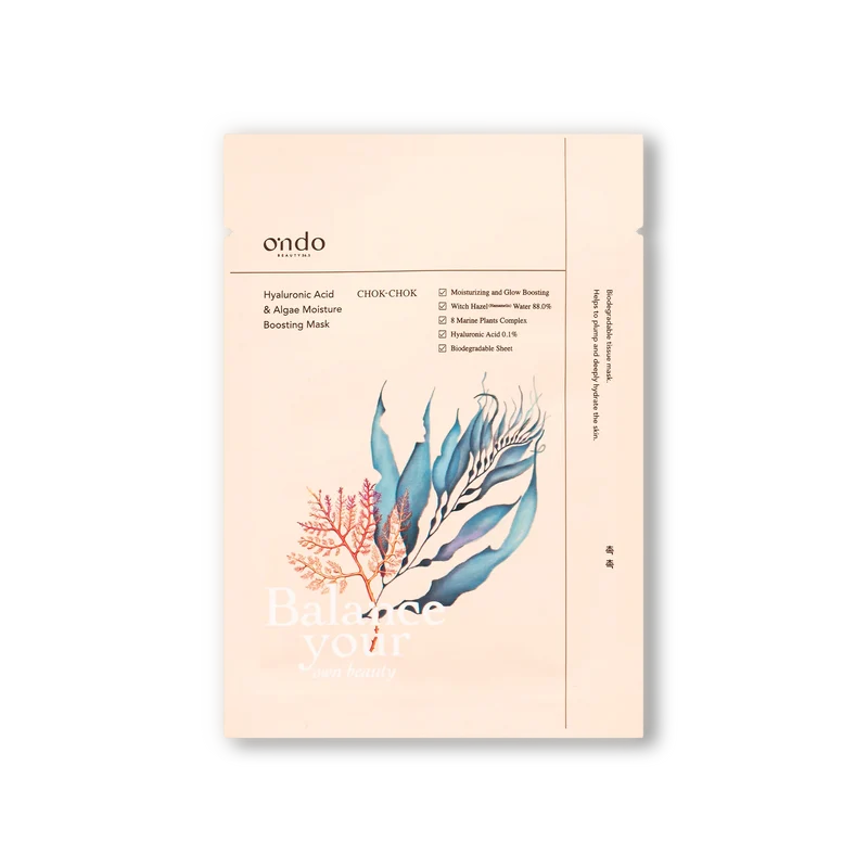 CHOK-CHOK Hyaluronic Acid & Algae Moisture Boosting Mask