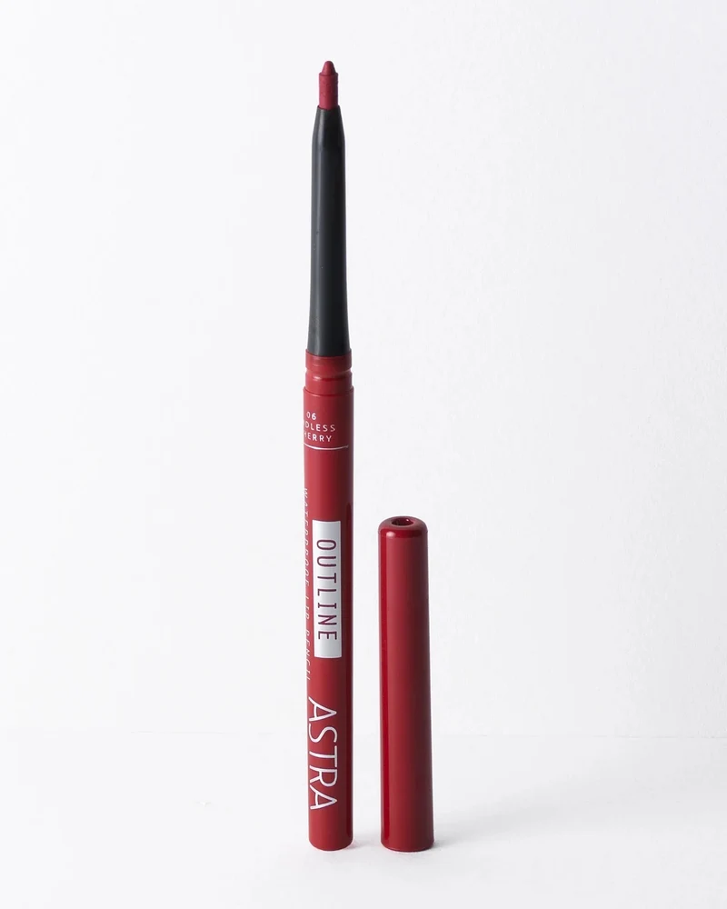 Astra Outline Lip Pencil Waterproof - 06 Endless Cherry