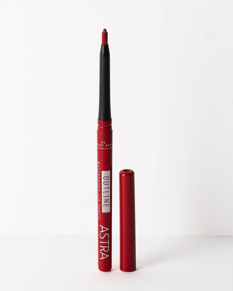 Astra Outline Lip Pencil Waterproof - 05 Must Red
