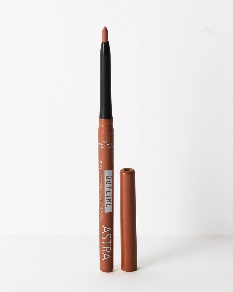 Astra Outline Lip Pencil Waterproof - 01 Nude Vibe