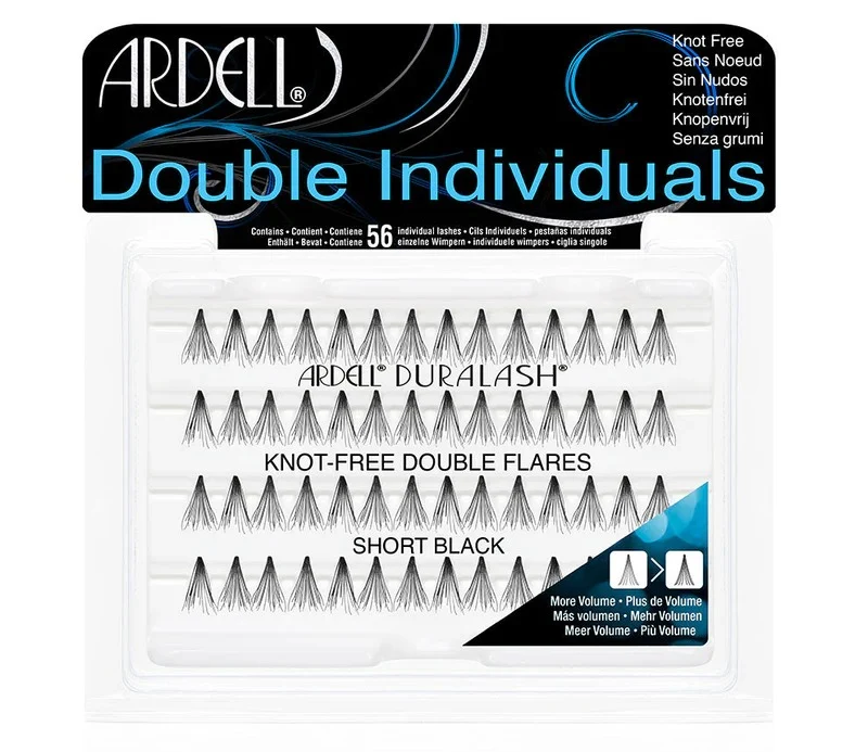 Ardell Double Individuals Knot-free Double Flares - Short Black