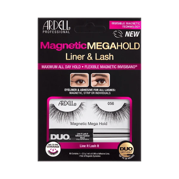 Ardell Ciglia Magnetiche Fauxmink Mega Hold Liner & Lash- 056