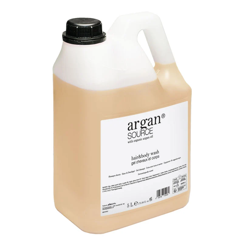Bagnodoccia e Shampoo, tanica 5 L per dispenser - Argan Source