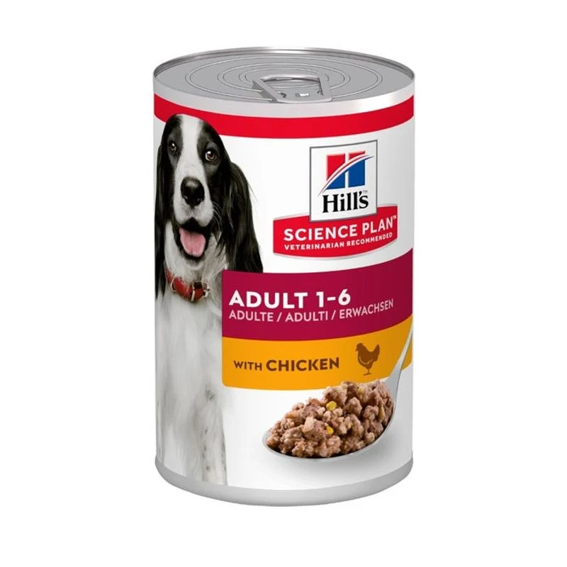 Hill's Science Plan Umido Cane Pollo Lattina 370g