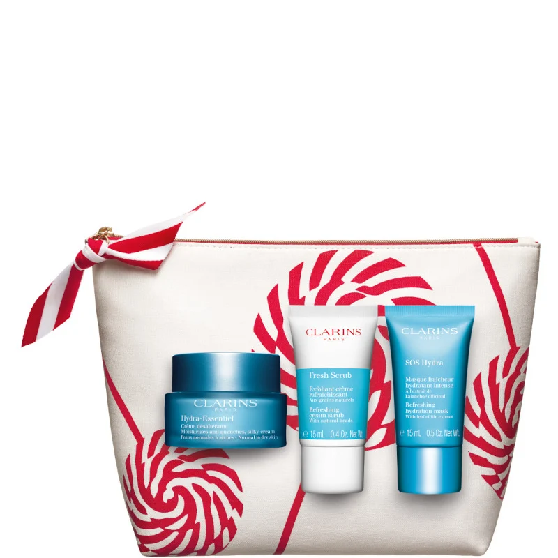 Hydra-Essentiel Crème Désaltérante - Tutti i tipi di pelle Confezione 50 ML Crema Viso Giorno + 15 ML Scrub Viso + 15 ML Maschera Viso