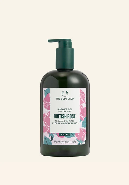 British Rose Shower Gel 750ml