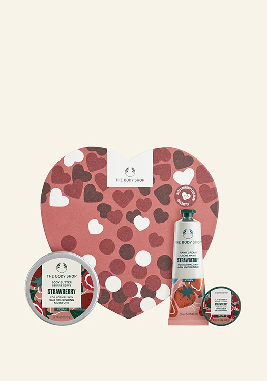 The Sweetest Strawberry Heart Gift Box