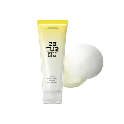 RETURNU Vitatone Foam Cleanser 120ml - Detergente schiumoso multivitaminico