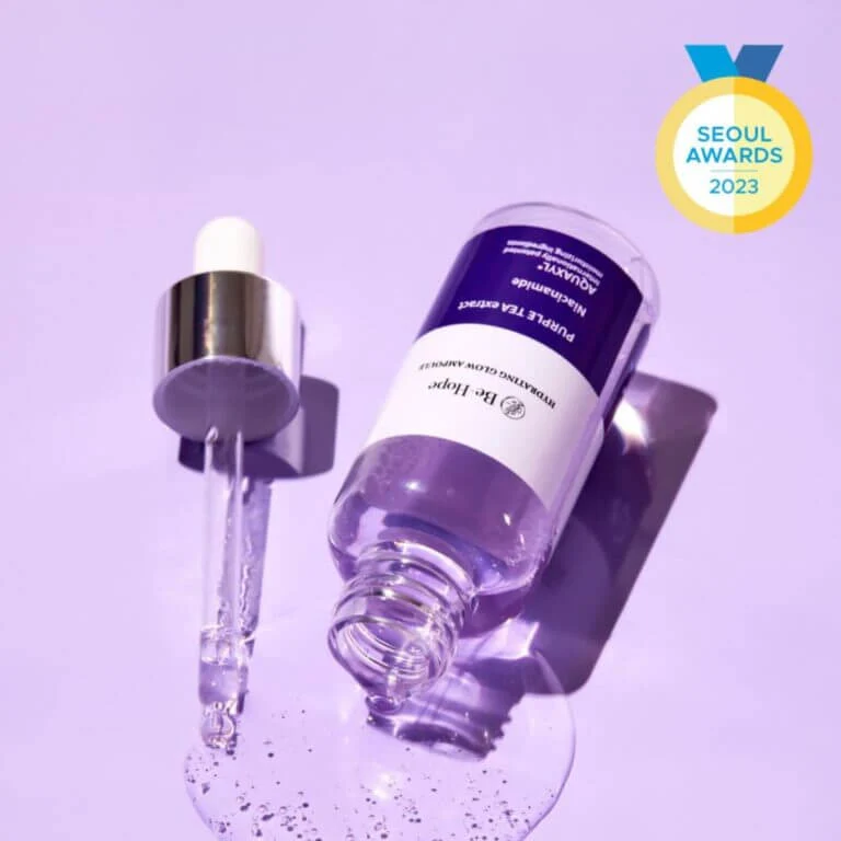 BE HOPE Luxury Vegan Hydrating Glow Ampoule 50ml - Siero viso idratante e schiarente