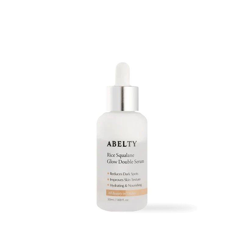 Abelty Rice Squalane Glow Double Serum 50ml - Siero illuminante Skincare Coreana