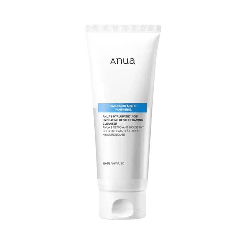 ANUA Hyaluronic Acid 8 + Panthenol Hydrating Gentle Foaming Cleanser 150 ml