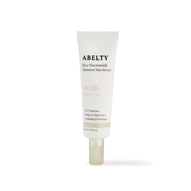 ABELTY Rice Niacin Moisture Sun Serum SPF50+ PA++++ - Protezione solare riso e niacinamide