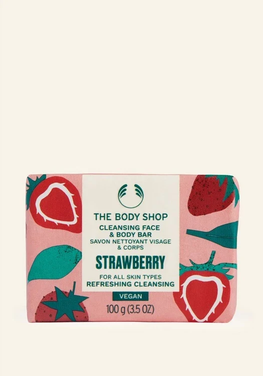 Strawberry Cleansing Face & Body Bar