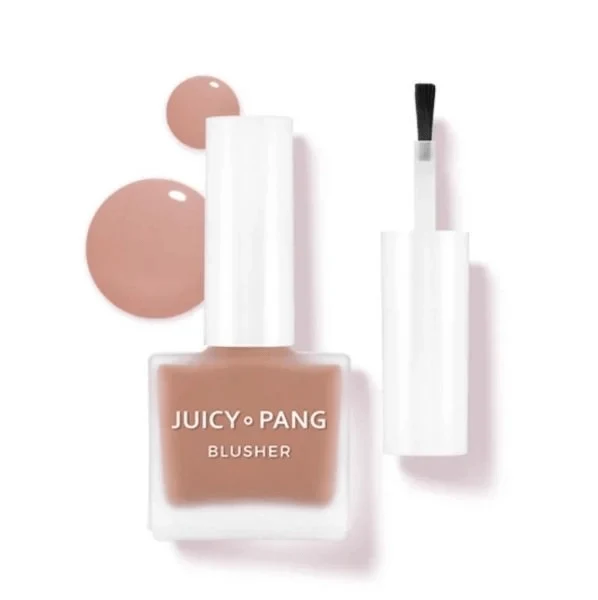A'PIEU Juicy-Pang Water Blusher BE01 9g - Blush liquido coreano