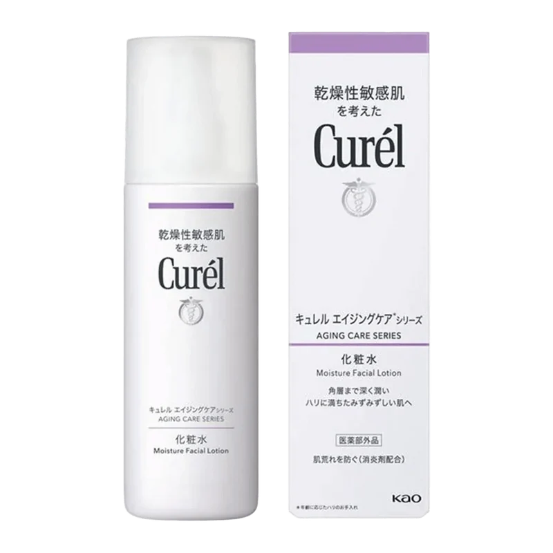 CURÉL Aging Care Series Moisture Facial Lotion 140ml - Tonico idratante slow-age