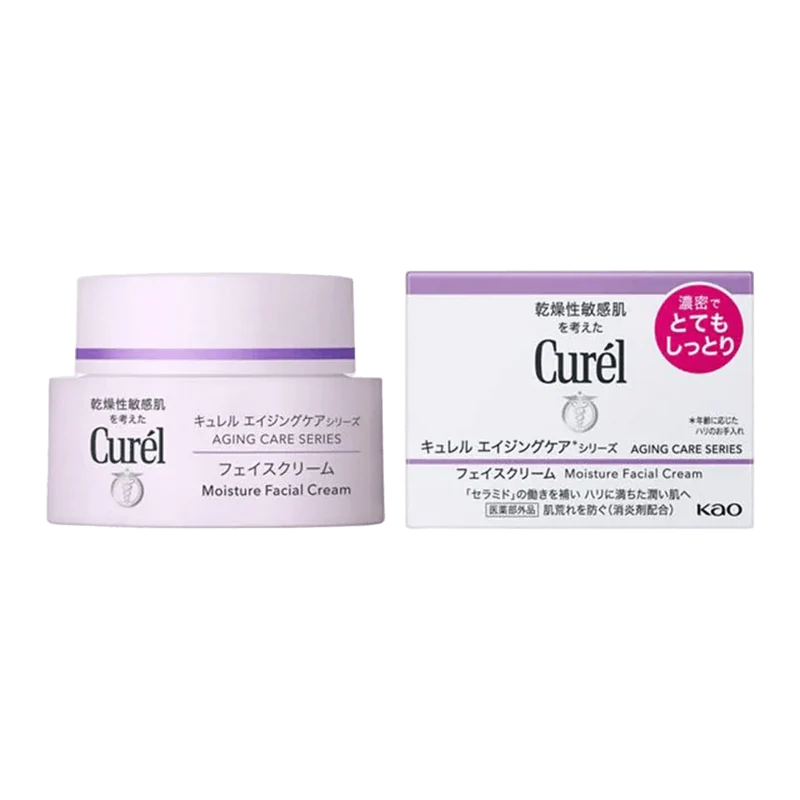 CURÉL Aging Care Series Moisture Facial Cream 40gr - Crema viso idratante slow-age