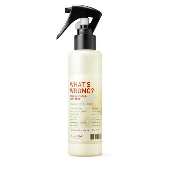 FRUDIA What's Wrong Help AC Clear Body Mist 150ml - Spray corpo anti-imperfezioni lenitivo