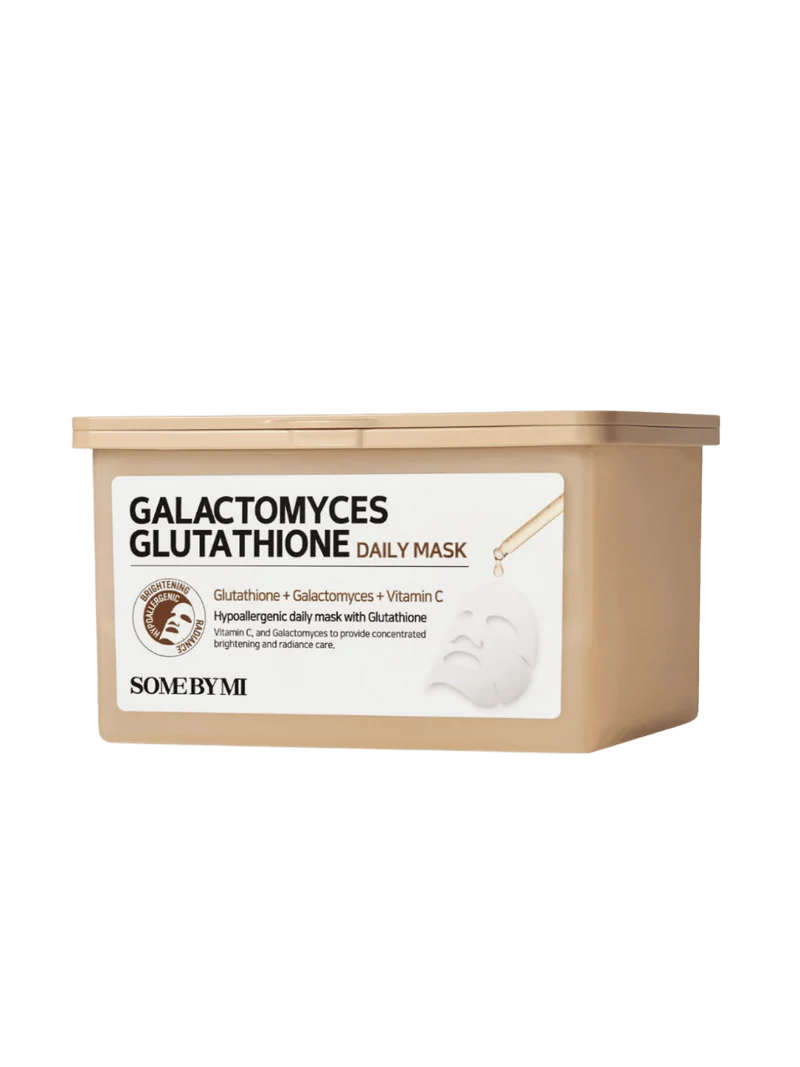 SOME BY MI Galactomyces Glutathione Daily Mask 30pcs - Box maschere viso con Glutatione e galattomiceti