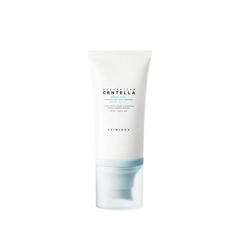 SKIN1004 Madagascar Hyalu-Cica Water-Fit Sun Serum 50ml - Protezione solare ampio spettro texture leggera