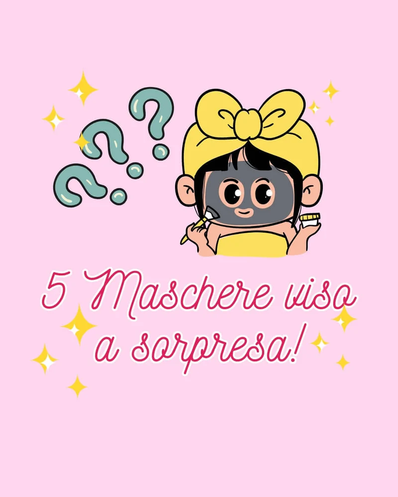 Set 5 maschere a sorpresa!