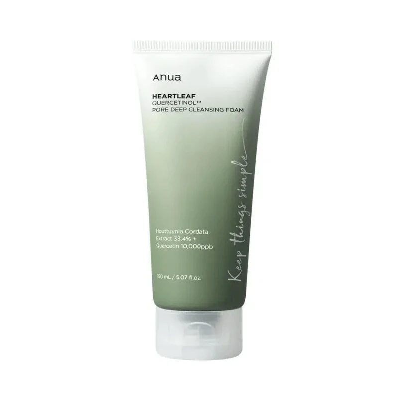 ANUA Heartleaf Quercetinol Pore Deep Foam 150ml - Detergente viso con Heartleaf