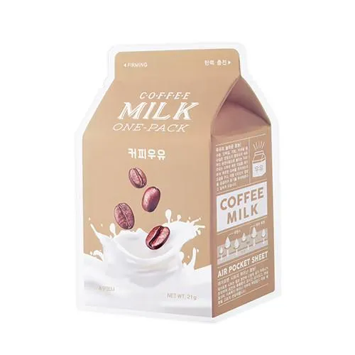 A'PIEU Coffee Milk One Pack Mask 21g - Maschera viso in tessuto