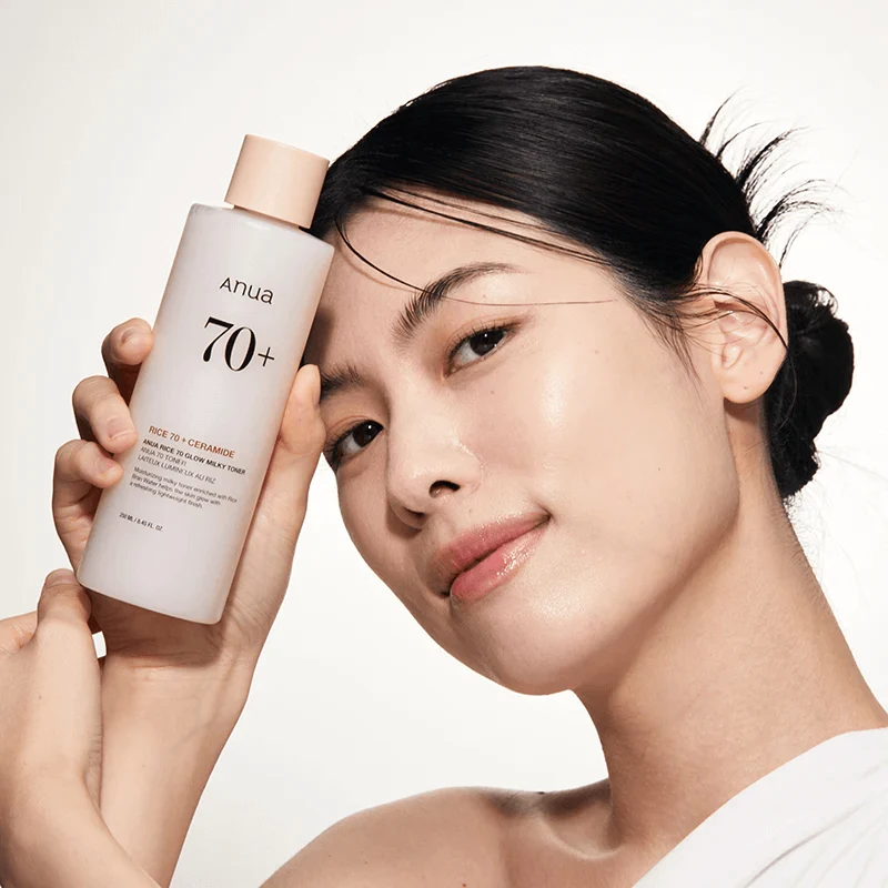 ANUA Rice 70 Glow Milky Toner 250ml - Tonico lattiginoso al riso