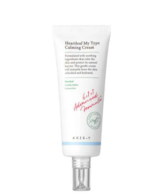 AXIS-Y Heartleaf My Type Calming Cream 60ml - Crema viso idratante lenitiva