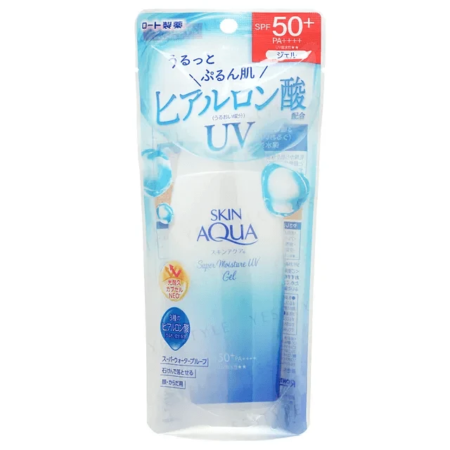 ROHTO MENTHOLATUM Skin Aqua Super Moisture UV Gel SPF 50+ PA++++ 110g - Protezione solare ampio spettro