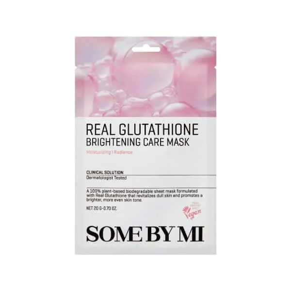 SOME BY MI Real Glutathione Brightening Care Mask 20g - Maschera viso illuminante al Glutatione