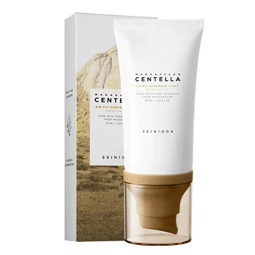 SKIN1004 Madagascar Centella Air-fit Suncream Light SPF30+ PA++++ 50ml - Protezione solare 30+ con centella