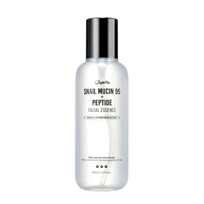 JUMISO Snail Mucin 95 + Peptide Facial Essence 140ml - Essenza viso bava di lumaca e peptidi