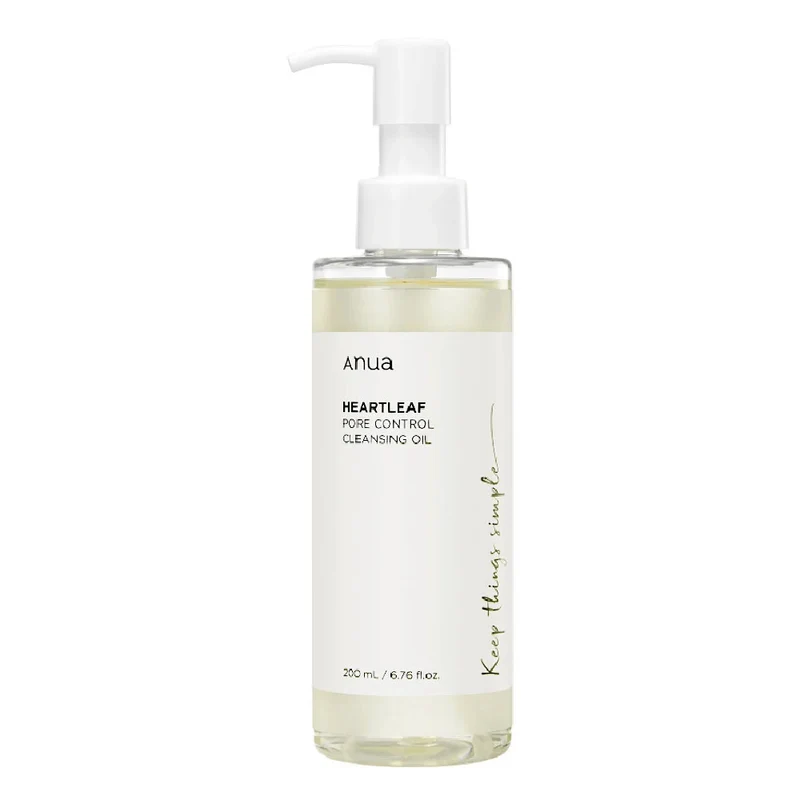 ANUA Heartleaf Pore Control Cleansing Oil 200ml – Olio detergente viso delicato e purificante
