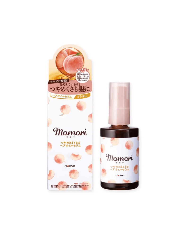 DARIYA Momori Peach Rich Shiny Hair Oil Serum 55ml - Olio leave in per capelli