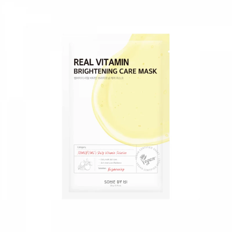 SOME BY MI Real Vitamin Brightening Care Mask 20g: maschera viso tessuto