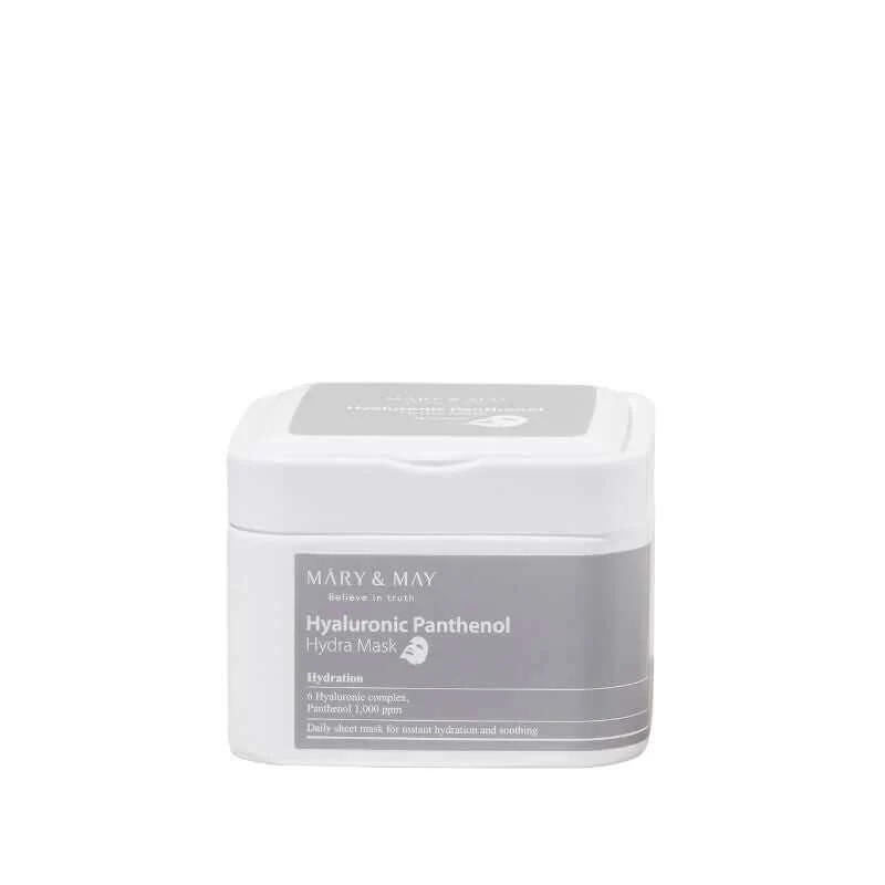 MARY&MAY Hyaluron Panthenol Hydra Mask 30pcs - 400g - Set 30 maschere viso