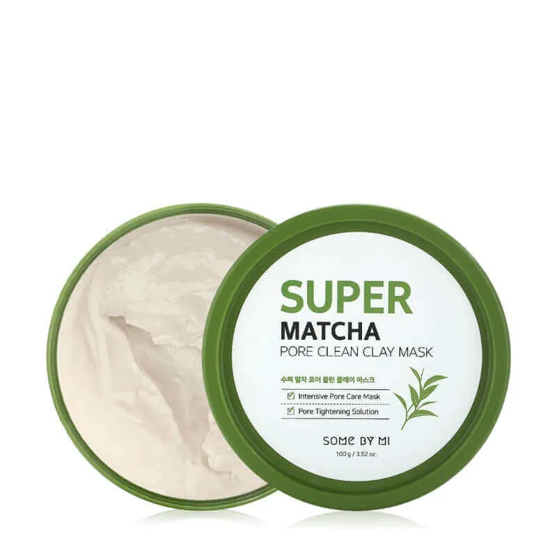 SOME BY MI Super Matcha Pore Clean Clay Mask 100g - Maschera viso purificante con argilla e tè Matcha