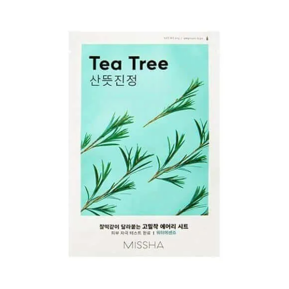 MISSHA Airy Fit Sheet Mask Tea Tree 19g - Maschera viso al tea tree