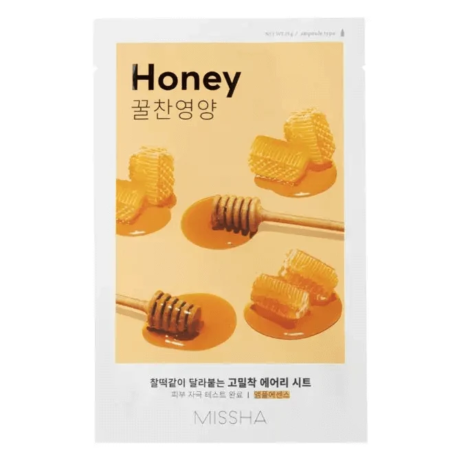 MISSHA Airy Fit Sheet Mask Honey 19g - Maschera viso al miele