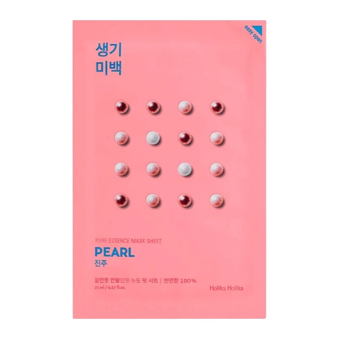 HOLIKA HOLIKA Pure Essence Mask Sheet Pearl 23ml - Maschera viso