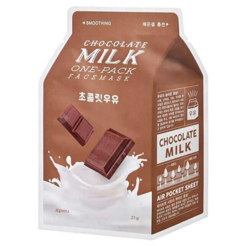 A'PIEU Milk One Pack Set Chocolate Mask 21g - Maschera viso