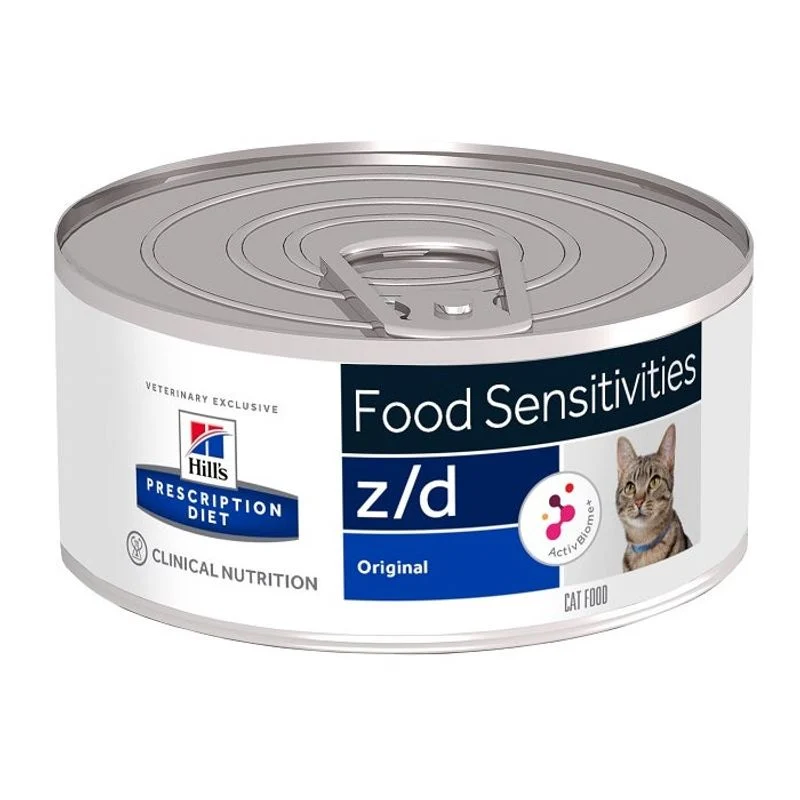 Hill's Prescription Diet Z/D Food Sensitivity Gatto Lattina 156g