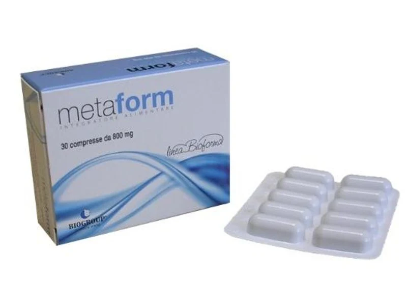 Biogroup Metaform integratore alimentare utile per la perdita del peso corporeo 30 compresse