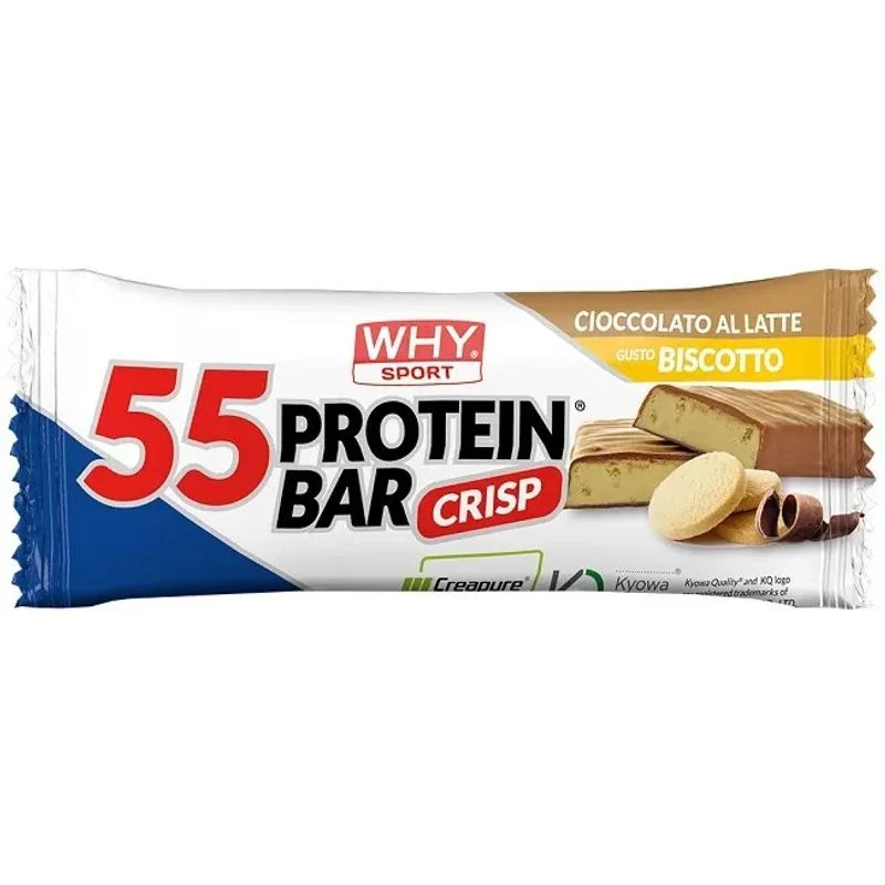 Why Sport Barretta Proteica 55 Cioccolato Al Latte E Biscotto 55g
