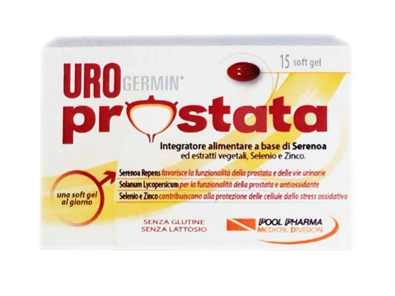 Urogermin Prostata integratore alimentare 15 soft gel