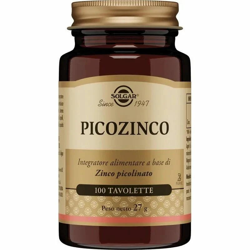Solgar Picozinco 100 Tavolette