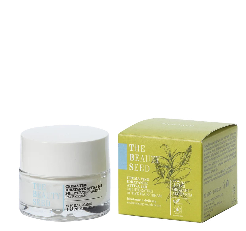Bioearth Crema Viso Idratante Attiva 24h 50ml