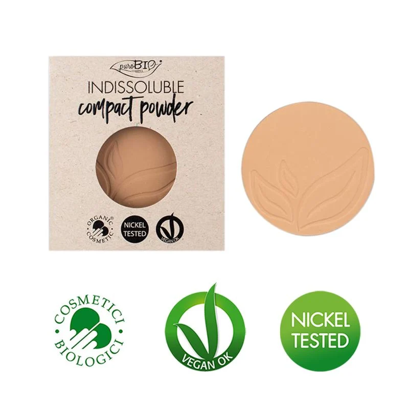 PuroBio Cosmetics Cipria Indissoluble effetto seta n.04
